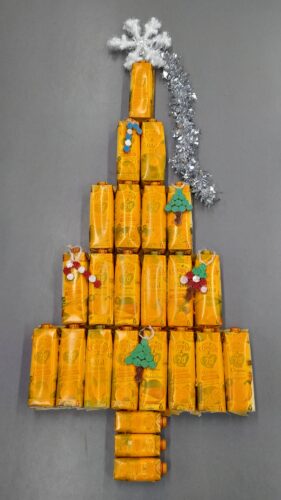 Árvore Natal amarela