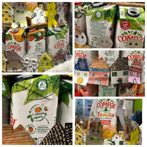 Os símbolos Tetra Pak e Compal
