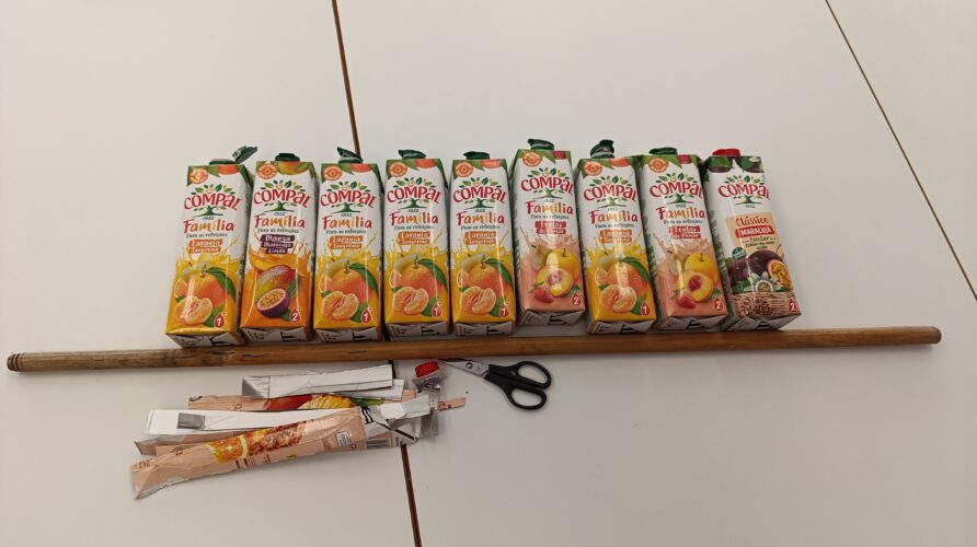 O que vamos utilizar - materiais utilizados e como os vamos transformar