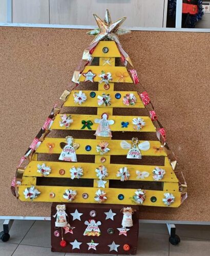 Árvore de Natal Amarela