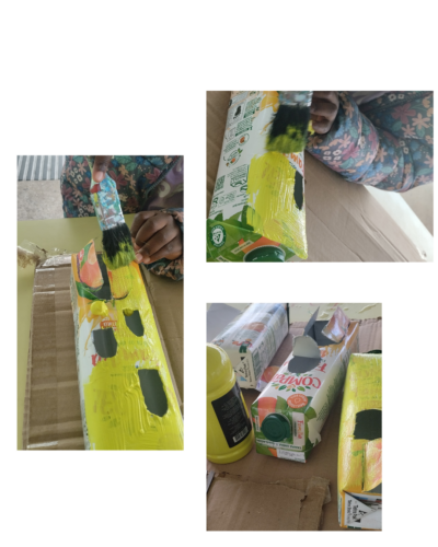 Pintura das casas da aldeia