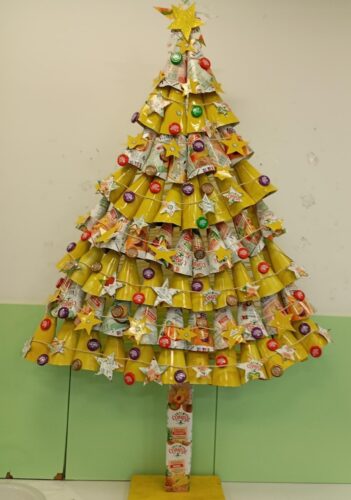 Árvore de Natal Amarela