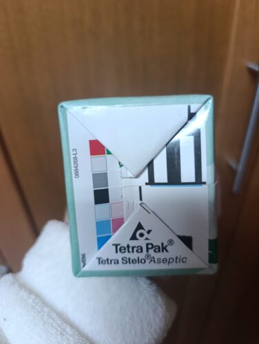 Símbolo numa das embalagens utilizadas.