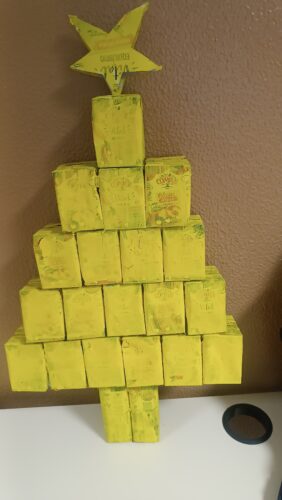 árvore amarela concluída