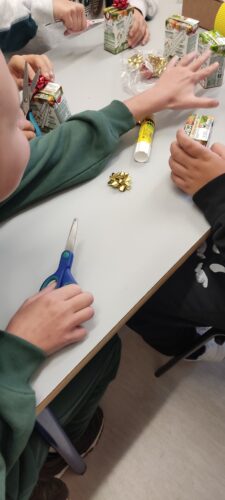 Seleção e preparação dos materiais para a construção da árvore