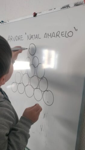 Processo de construção da Árvore de Natal 3