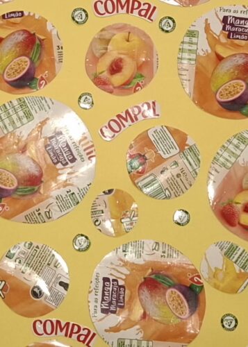 Pormenor do símbolo Tetra Pack