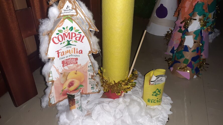 Recorte de um pacote compal familia