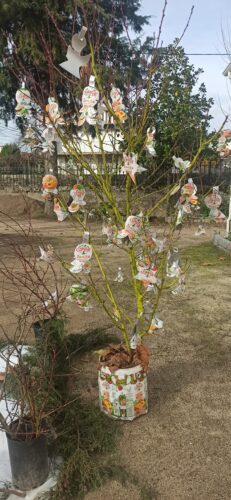 A nossa árvore de Natal Amarela