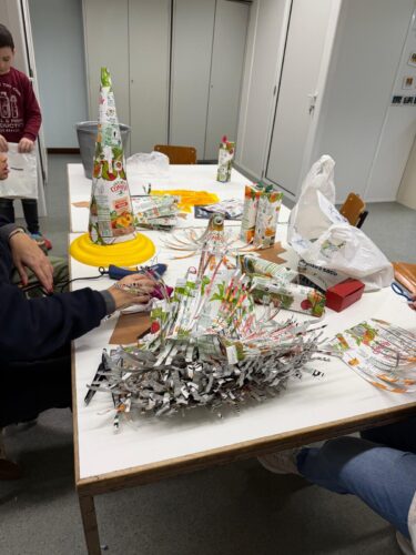 Dar o "corpo" à árvore.