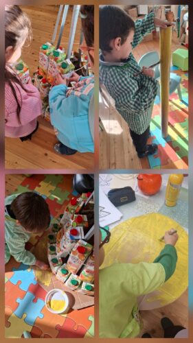 Processo de construção da Árvore de Natal