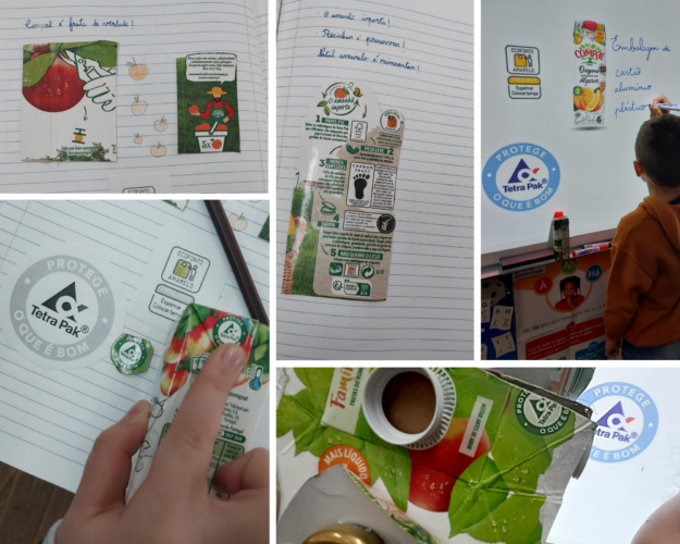 Educar para o futuro do planeta, a mensagem clara, da importância das embalagens Tetra Pak, trabalhada de forma multidisciplinar. As embalagens Compal, recicláveis, promovem sustentabilidade, em linha com o "espírito" do Concurso Natal Amarelo.