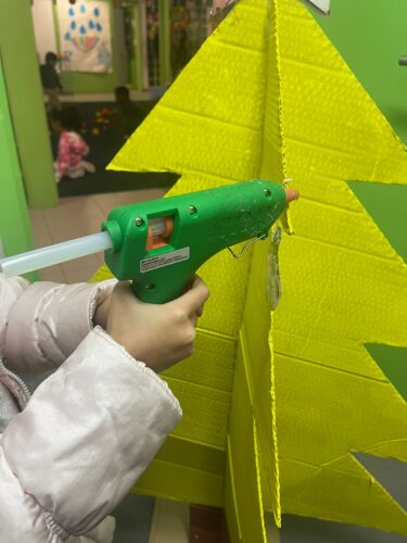 Colagem de elementos da árvore