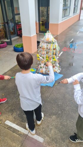 Recorte das embalagens