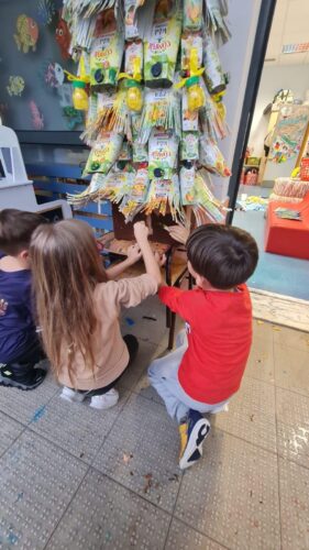 Pintura do tronco da árvore