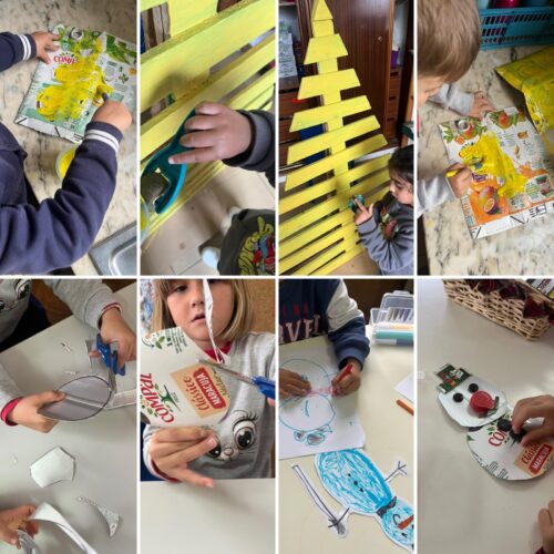 A construção da nossa Árvore de Natal Amarela nasceu do compromisso com o ambiente, da reutilização de materiais e do trabalho em equipa. Um Natal mais sustentável começa aqui! ♻️