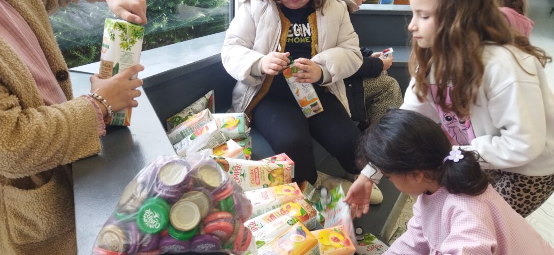 Preparação das embalagens.