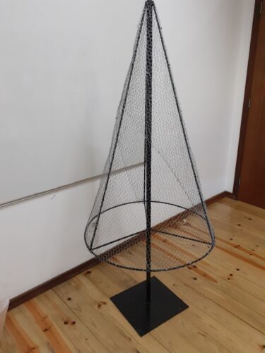 Apresentação da estrutura ao grupo para a construção da árvore.