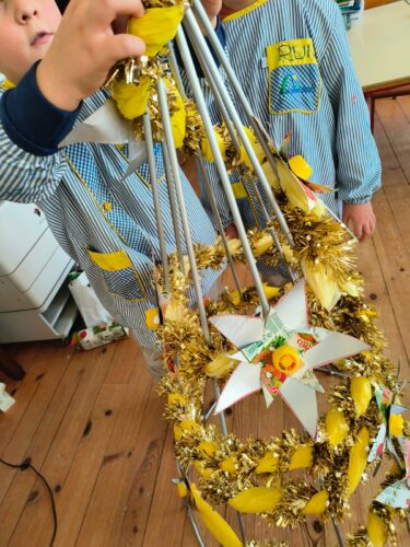 Montagem das estrelas