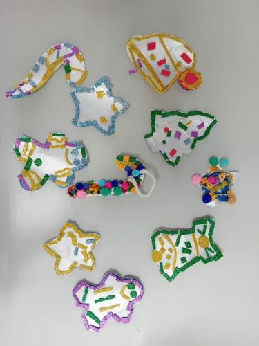 Elaboração da decoração.