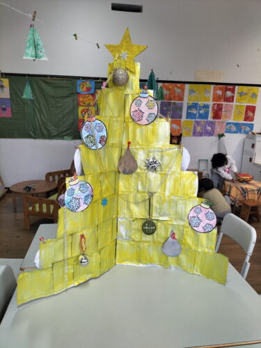 A árvore exposta para todos.