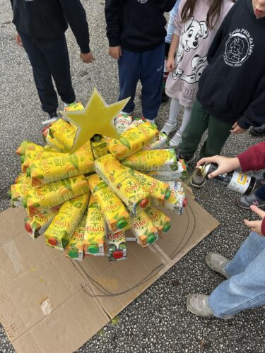 Pintura da árvore de Natal