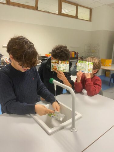 Lavagem das embalagens