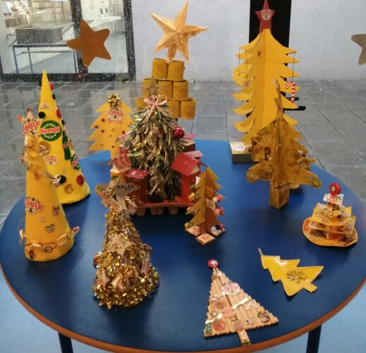 Exposição de trabalhos.