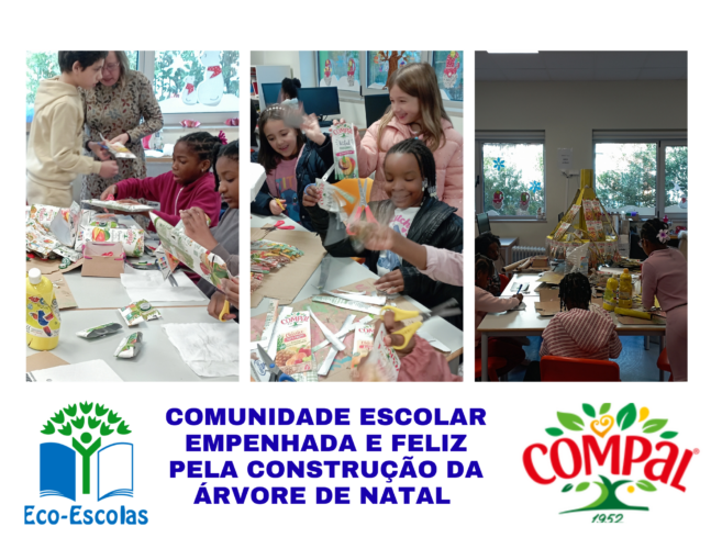 Processo de construção da Árvore de Natal - Parte 3.