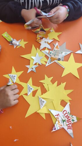 Construção das estrelas