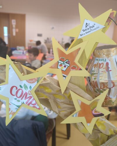 Símbolos da Compal e Tetra Pak