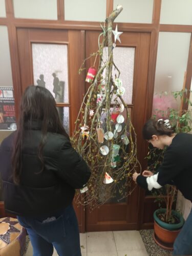 A ornamentação da nossa "menina"