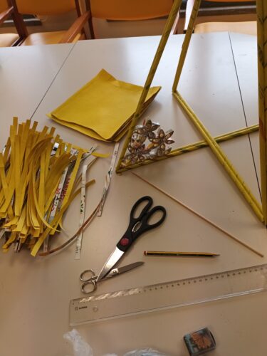 3 Montagem utilizando técnica Quiling