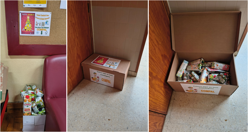 Divulgação e recolha de pacotes Tetra Pack da Compal..