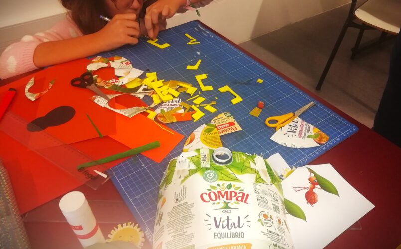 Construção dos enfeites.