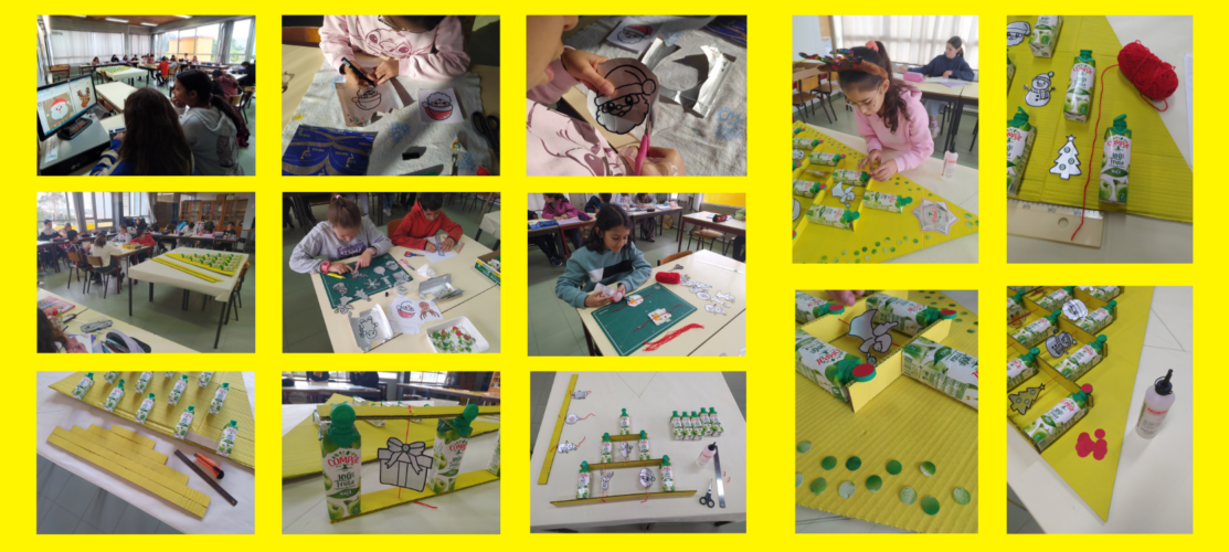 3ª Etapa – pesquisa de imagens + colagem/construção dos diversos elementos