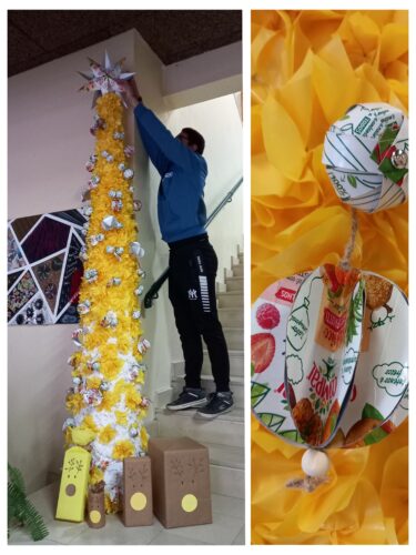 Montagem final da árvore.