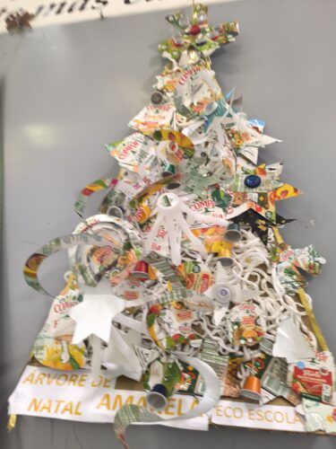 Árvore Natal Amarelo 2025