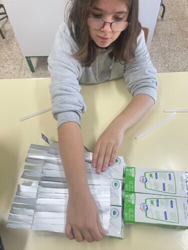 Processo de construção da Árvore de Natal