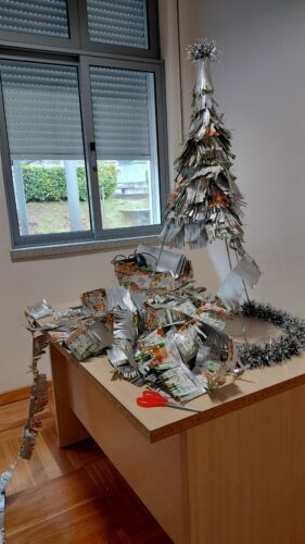 Montagem da árvore.