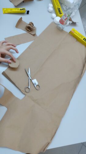 Escolha dos materiais e planificação