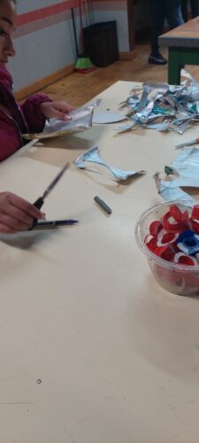 Recorte dos elementos para a árvore.