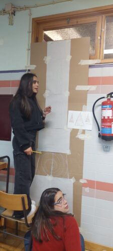 Apresentação de um dos projetos para a árvore.