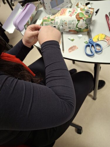 Os alunos estiveram a criar a decoração.