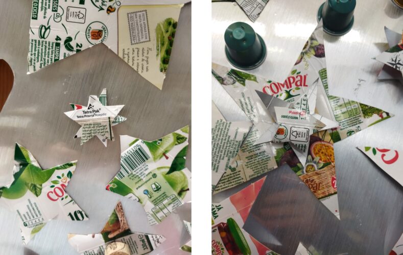 Símbolos da Compal e da Tetra Pak.