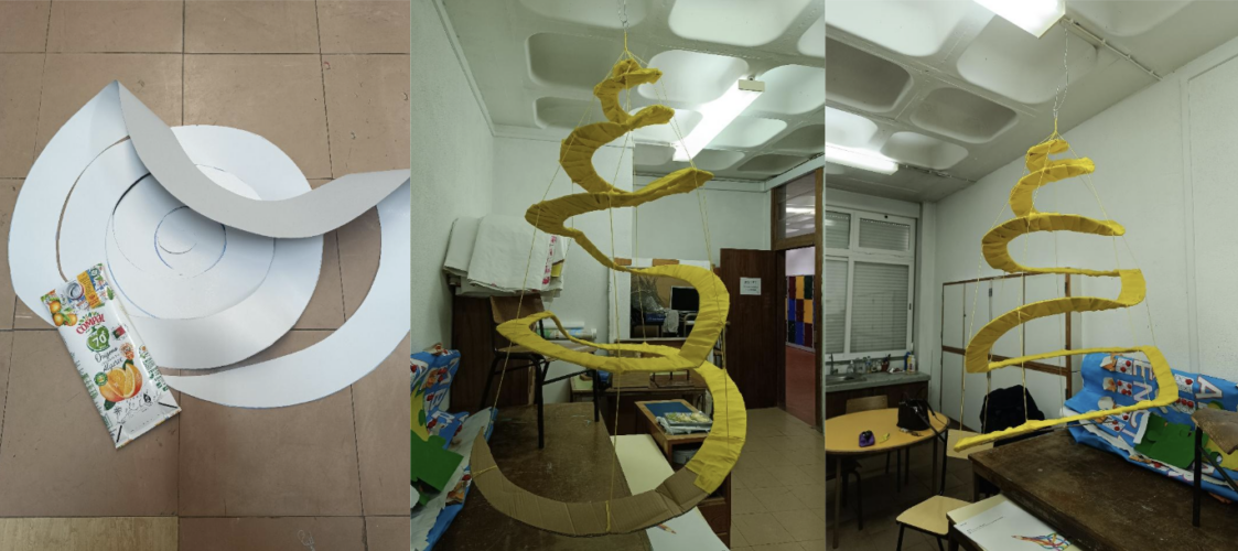 Construção da árvore amarela