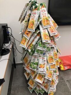 arvore concluída na sala de aula